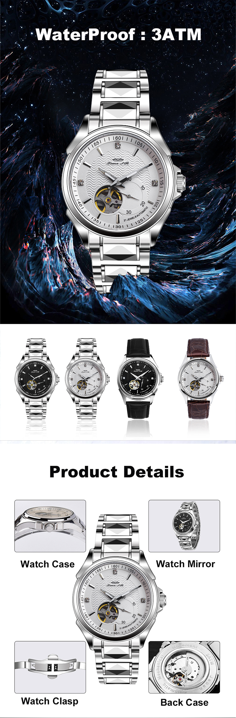 Customized Logo Mechanical watch