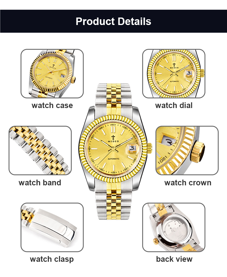 business automatic watches men mechanical