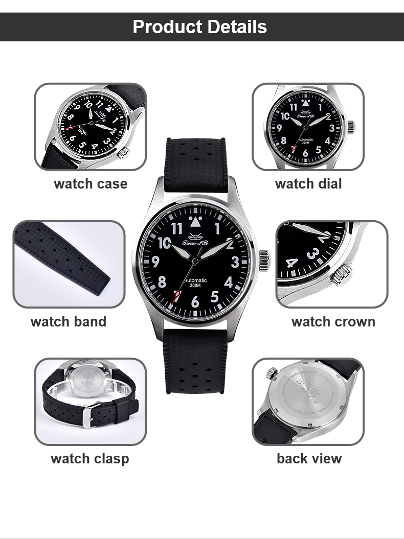 Customized Logo Mechanical Diving Watch