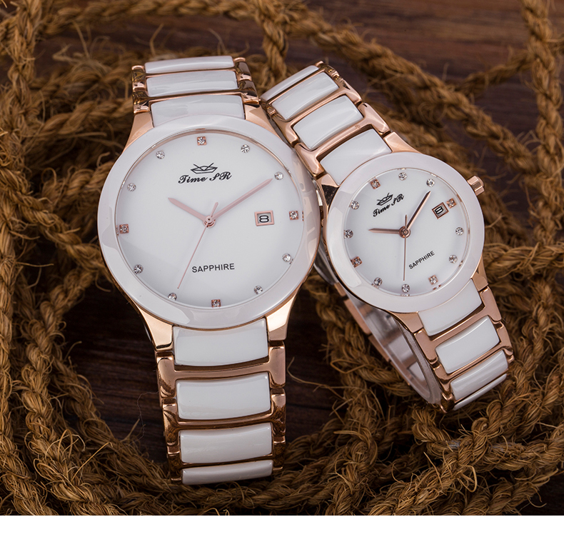 Quartz Couple Watch Ceramic Watch