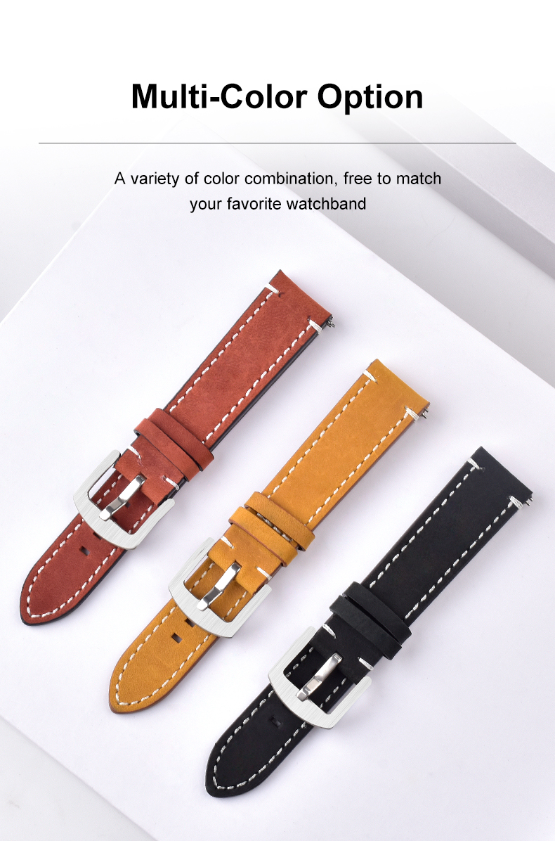 Luxury Crazy Horse Leather Strap for Watch