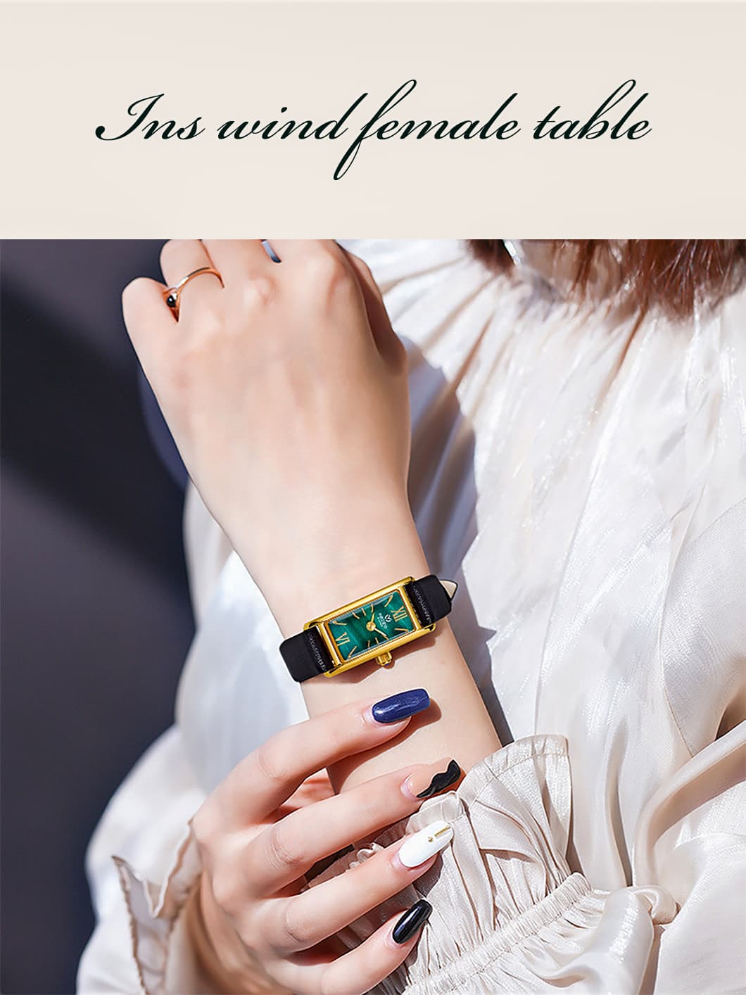 Green Dial Quartz Watches for Ladies