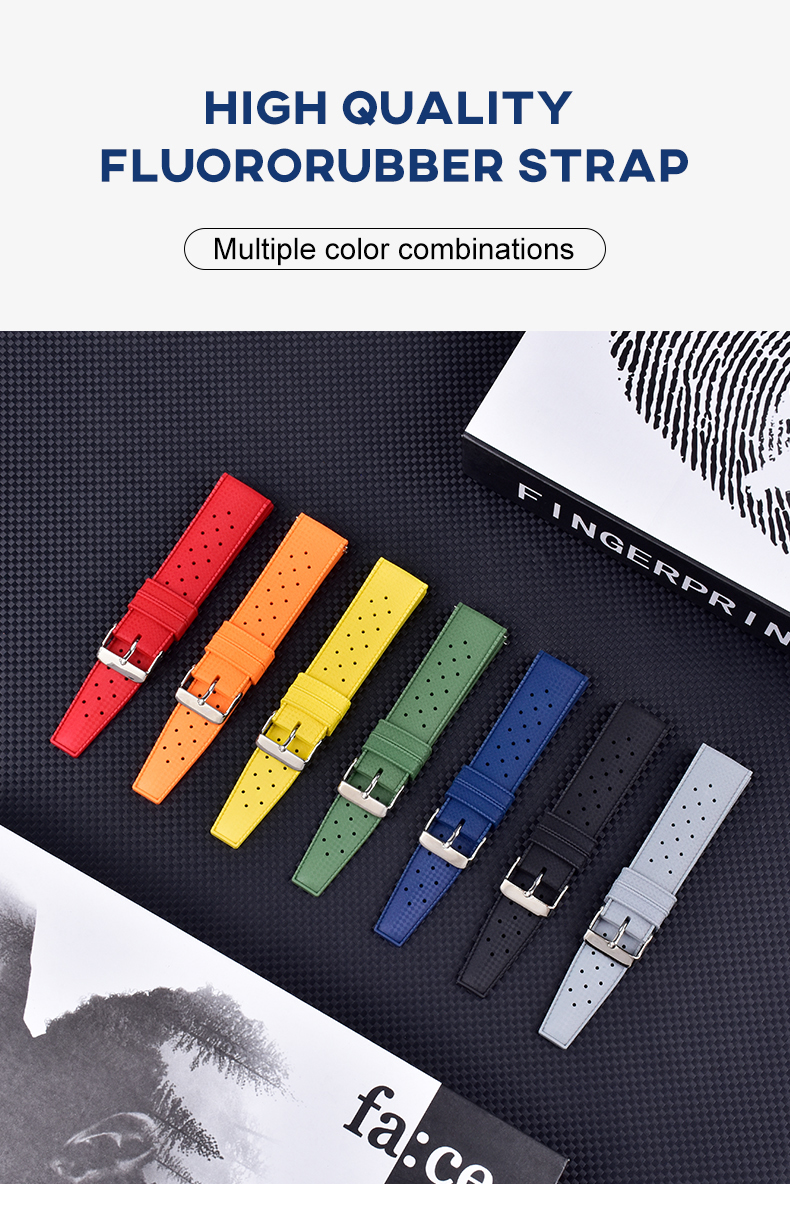 Watch Strap Fluororubber Strap for apple watch