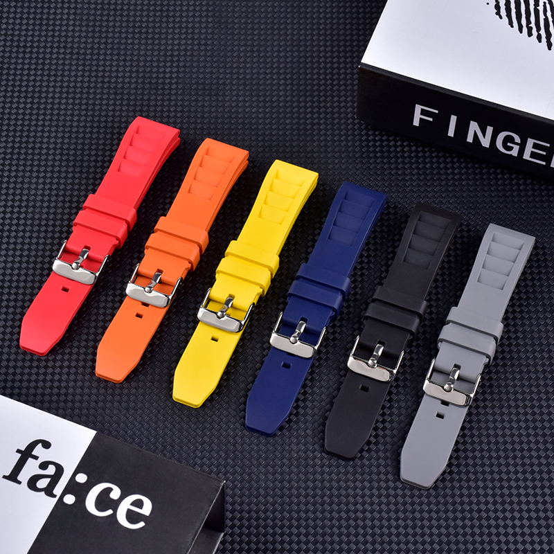 FKM rubber watch strap