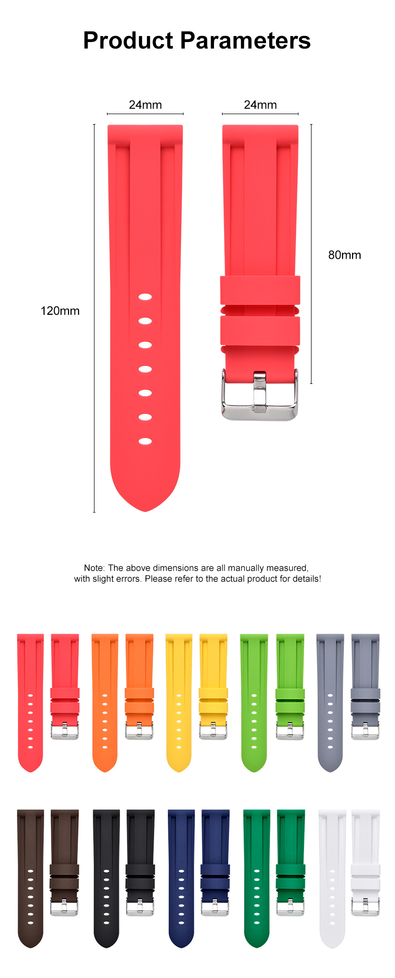 Silicone Watch Straps for Smart Watch Panerai