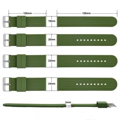 silicone rubber watch band strap for huawei watch