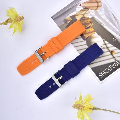 Curved Silicone Rubber Watch Straps