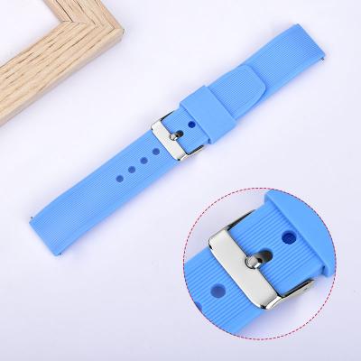 Curved Silicone Rubber Watch Straps