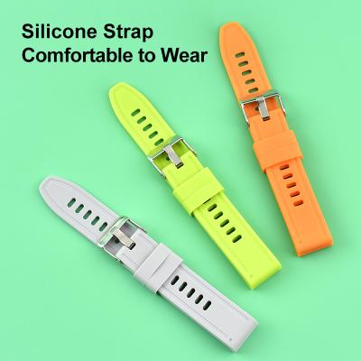 18 20 22mm Watch Straps Silicone Strap