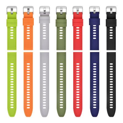 18 20 22mm Watch Straps Silicone Strap