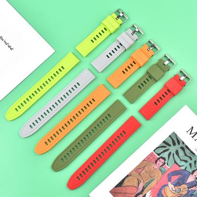 18 20 22mm Watch Straps Silicone Strap