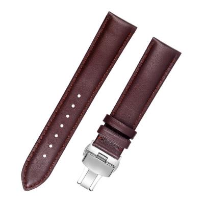 Italian leather watch strap